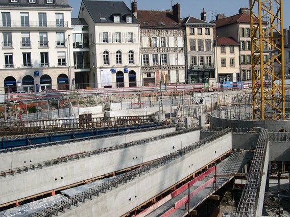  travaux du parking souterrain